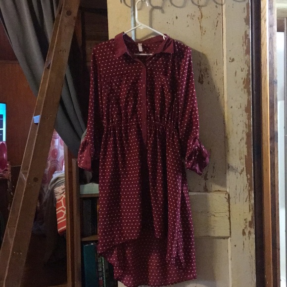 Xhilaration Dresses & Skirts - Size large polka dot dress